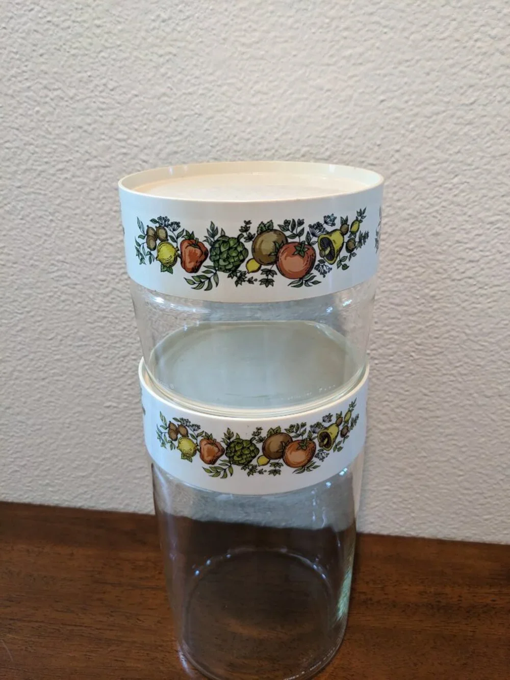 Lot of 2 Pyrex Spice of Life Canisters